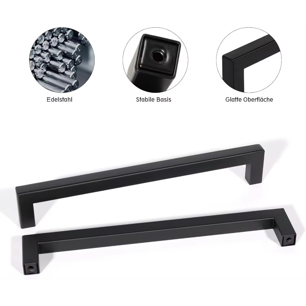 224mm Black Stainless Steel Ki - Furniture Hardware Factory review and price