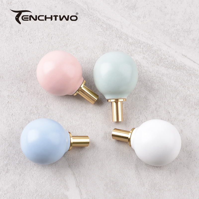 Round Ceramic Hook Clothes Han - Furniture Hardware Manufacturers review and price