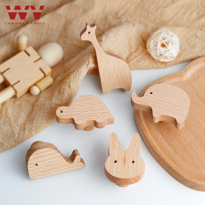 WV Wooden Door Handles Animal  - Furniture Hardware Factory review and price