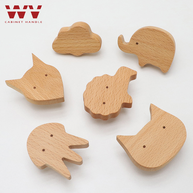 WV Wooden Door Handles Animal  - Furniture Hardware Factory review and price