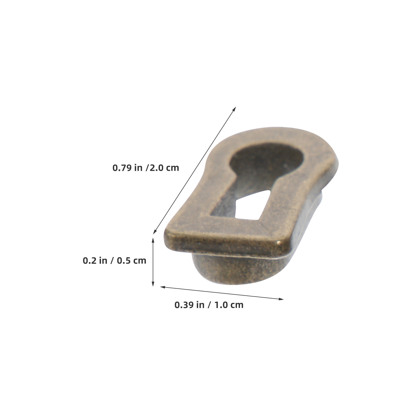 12Pcs Oval Zinc Alloy Keyhole  - Furniture Hardware Manufacturers review and price