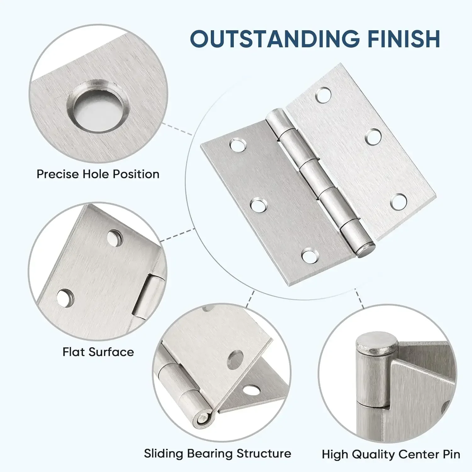 1-4 Inch Universal Door Hinges - Furniture Hardware Replacement Parts review and price