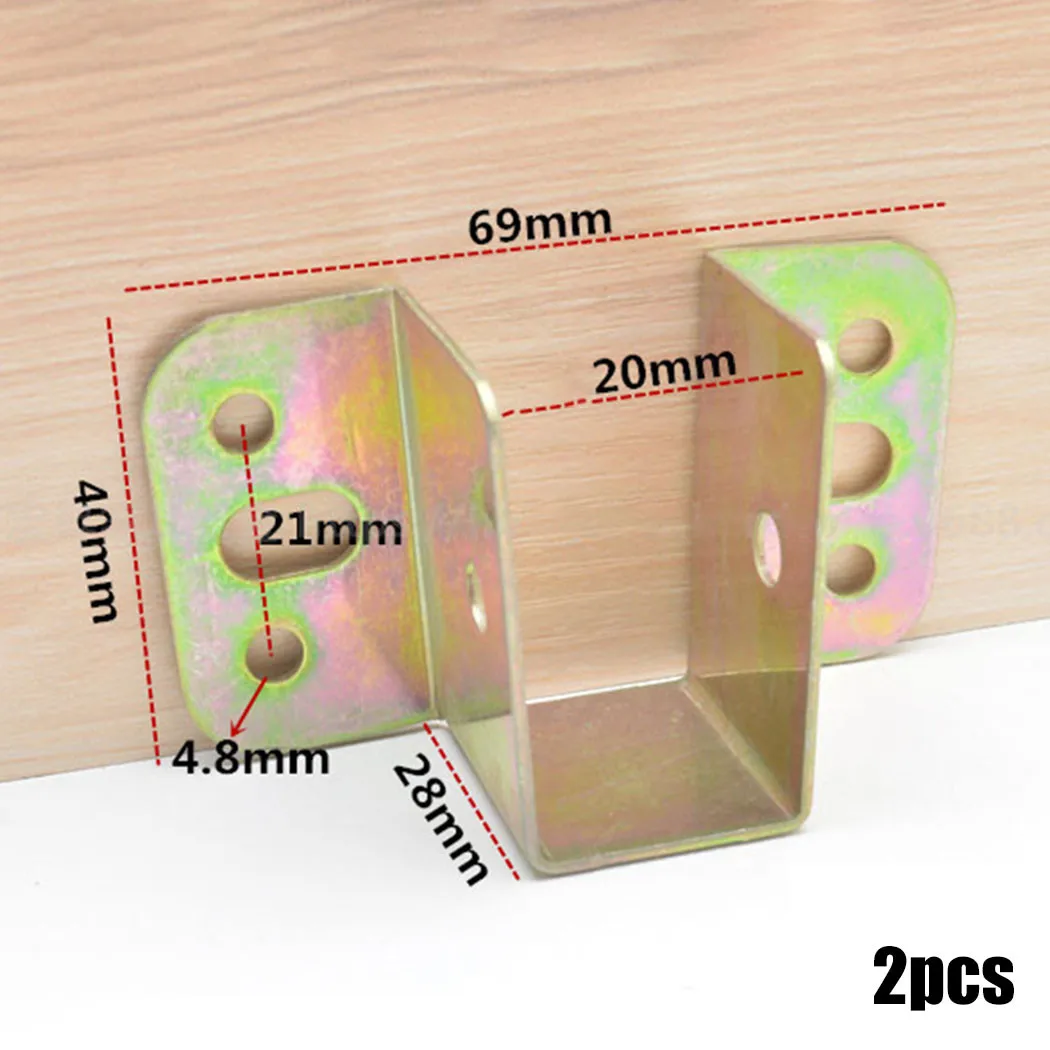 2pcs U Shaped Metal Bed Bracke - Furniture Hardware Replacement Parts review and price