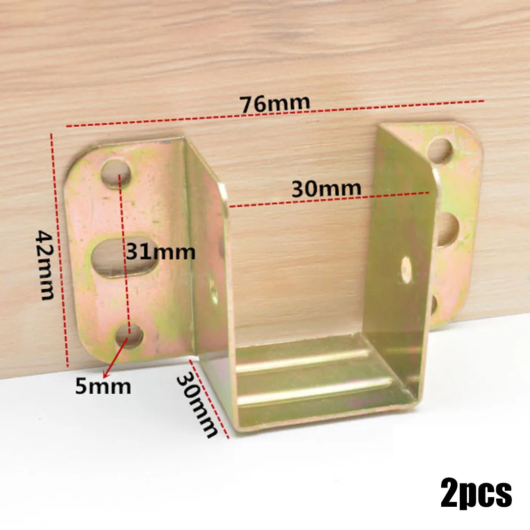 2pcs U Shaped Metal Bed Bracke - Furniture Hardware Replacement Parts review and price