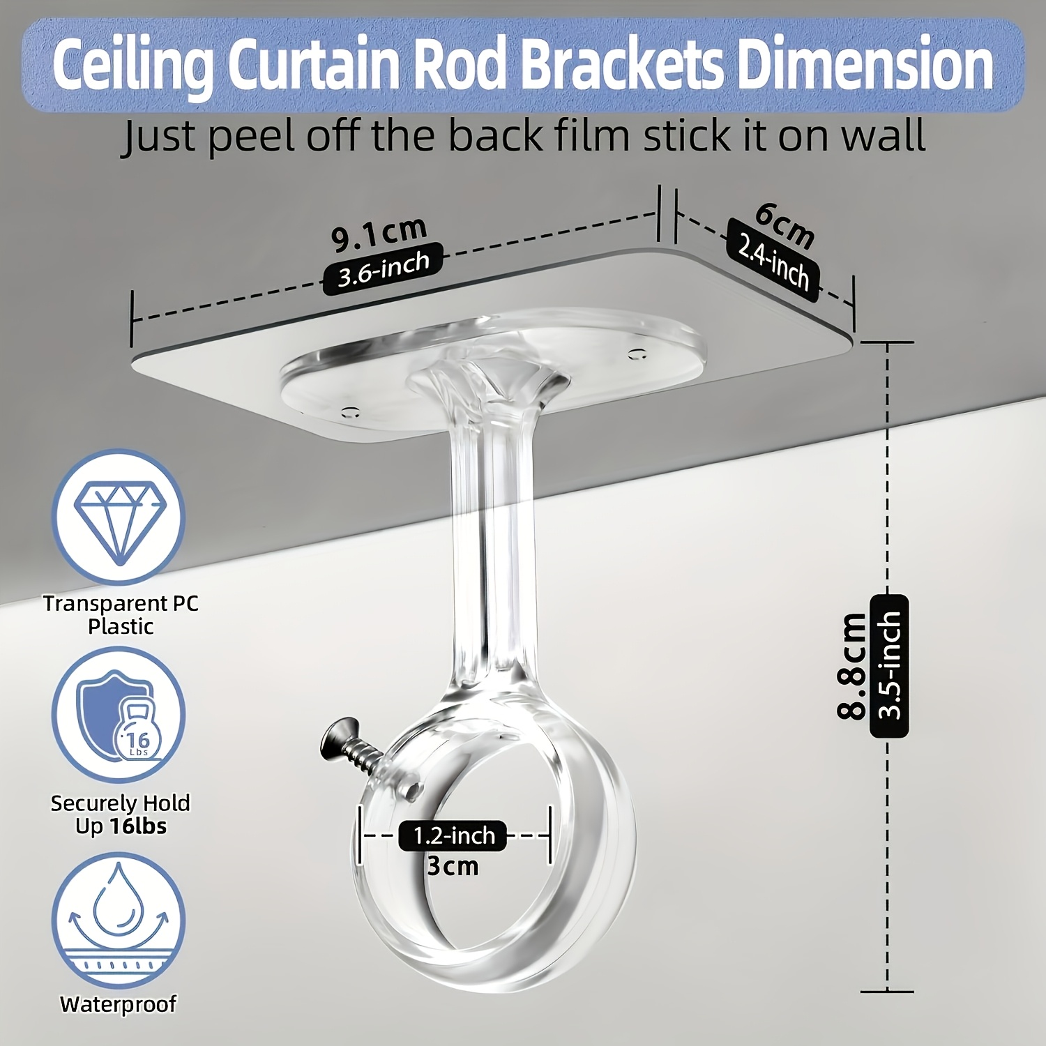 Non Perforated Ceiling Curtain - Furniture Hardware Accessories review and price