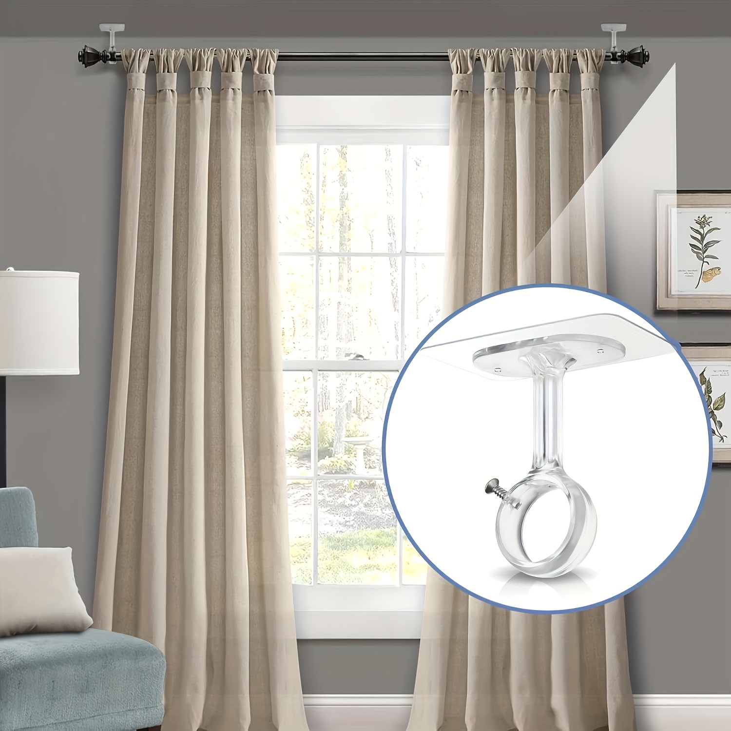 Non Perforated Ceiling Curtain - Furniture Hardware Accessories review and price