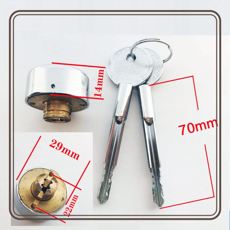 Safe Lock Core Cross Key Emerg - Furniture Hardware Manufacturers review and price