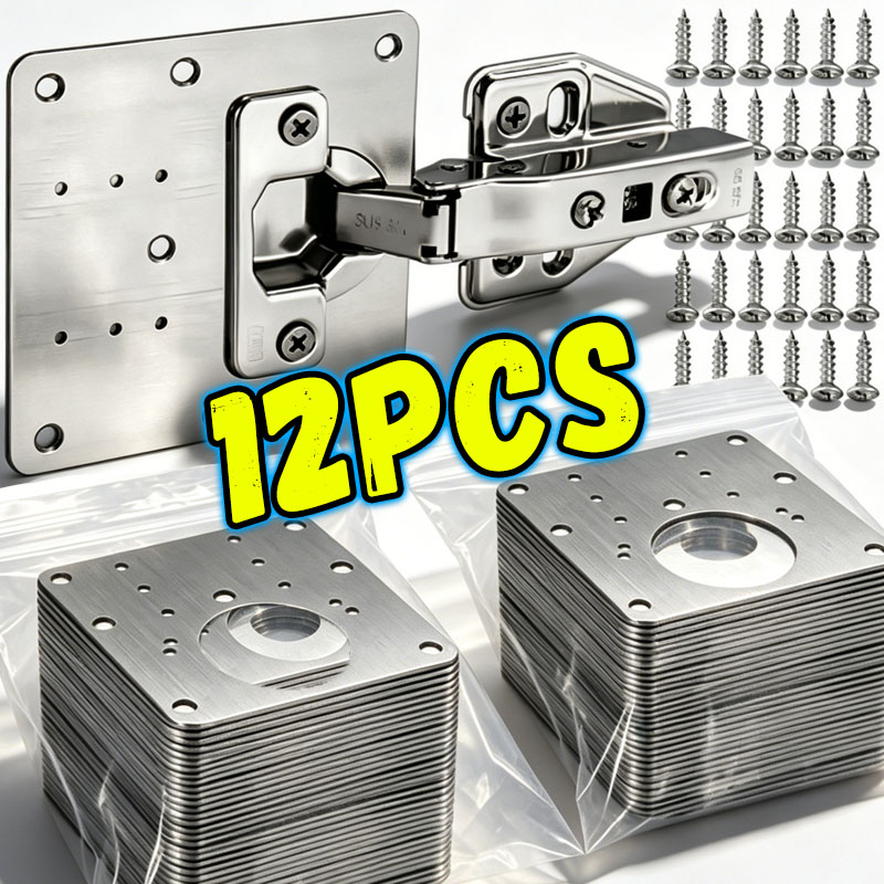 Cabinet Door Hinge Repair Plat - Furniture Hardware Replacement Parts review and price