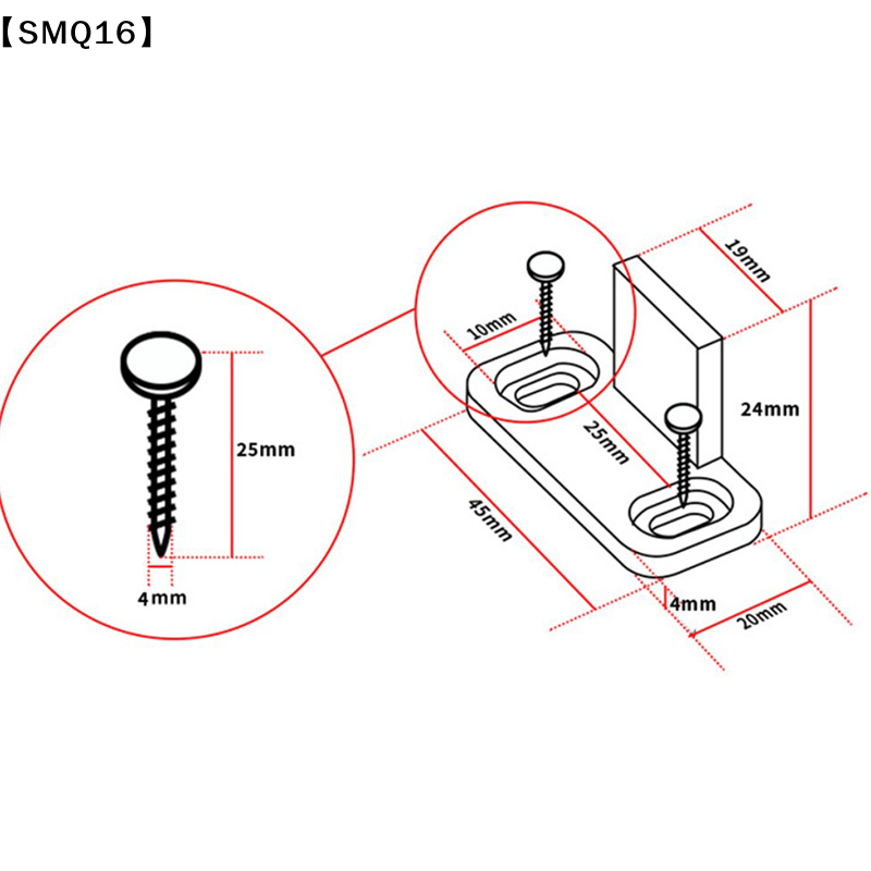 2pcs Sliding  Floor Guide Adju - Furniture Hardware Accessories review and price