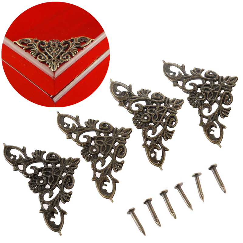 12pcs Antique Corner Brackets  - Furniture Hardware Decorative review and price