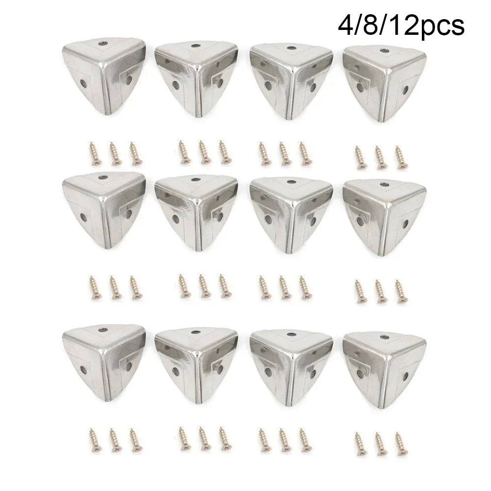 4/8/12pc Metal Box Corner Prot - Furniture Hardware Decorative review and price