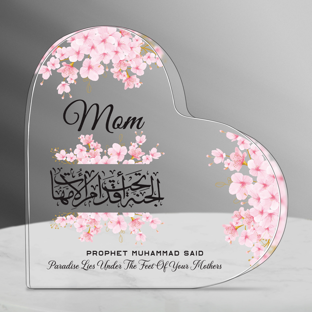Heart Acrylic Desk Plaque Mom  - Furniture Paradise & Hardware Ghaziabad By Owner review and price