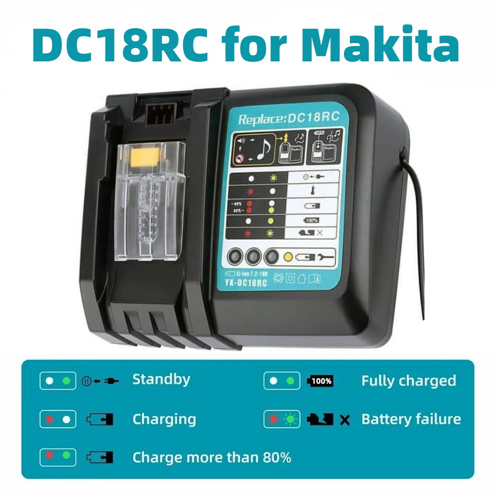 DC18RC Li-ion Battery 3A Charg - Makita Drill Hp1640 review and price