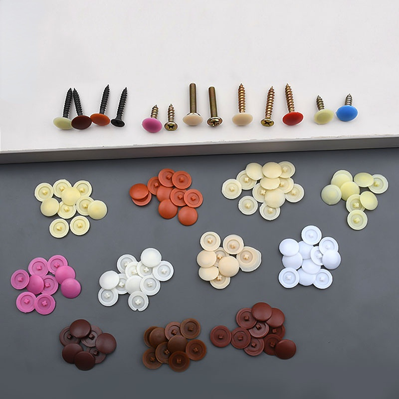 100/500/1000pcs Plastic Screw  - Furniture Hardware Decorative review and price