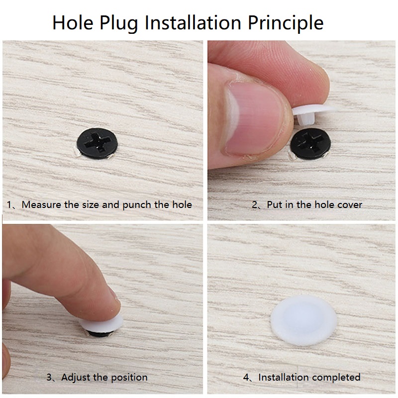 100/500/1000pcs Plastic Screw  - Furniture Hardware Decorative review and price