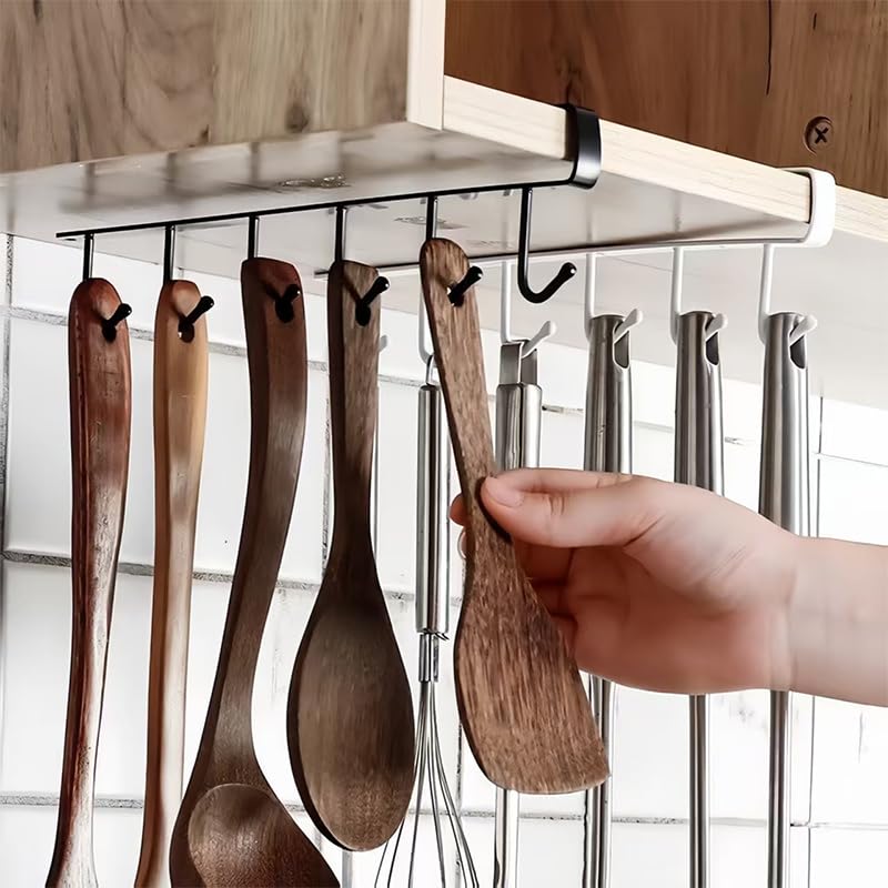 1/2/3PC 6 Hooks Kitchen Cabine - Furniture Hardware Accessories review and price