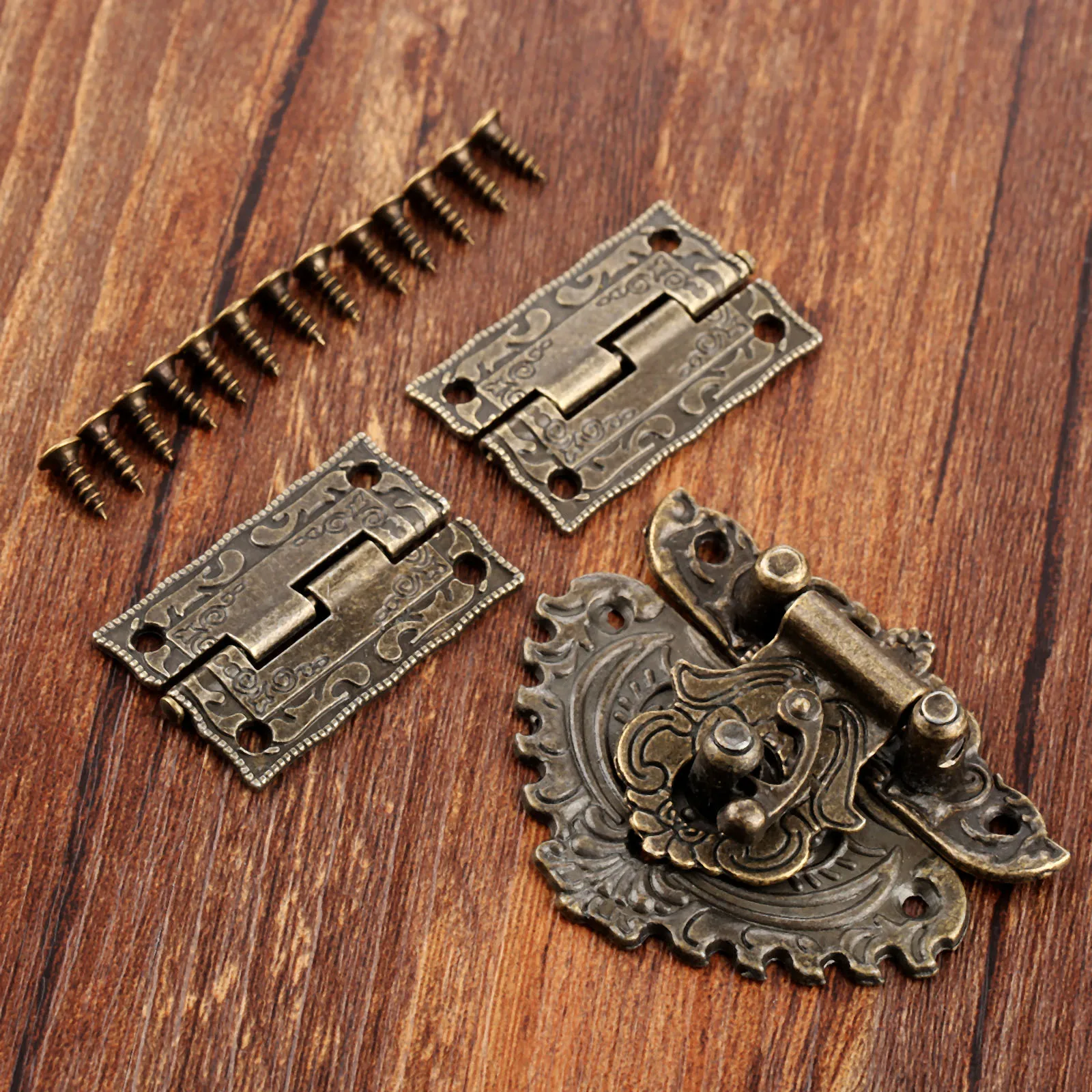 3pcs/set Antique Bronze Padloc - Furniture Hardware Replacement Parts review and price