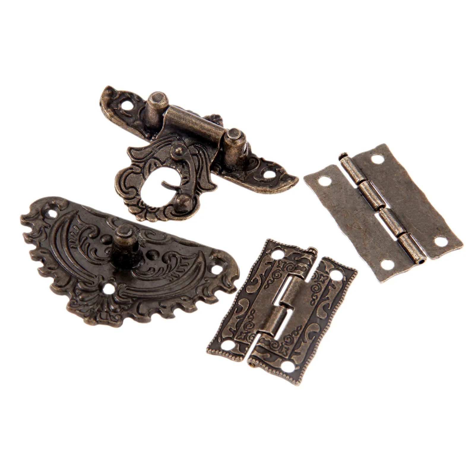 3pcs/set Antique Bronze Padloc - Furniture Hardware Replacement Parts review and price