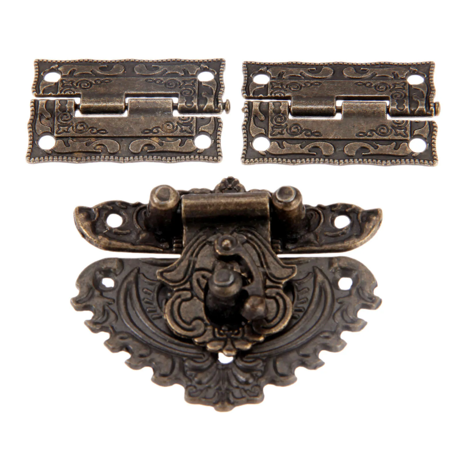 3pcs/set Antique Bronze Padloc - Furniture Hardware Replacement Parts review and price