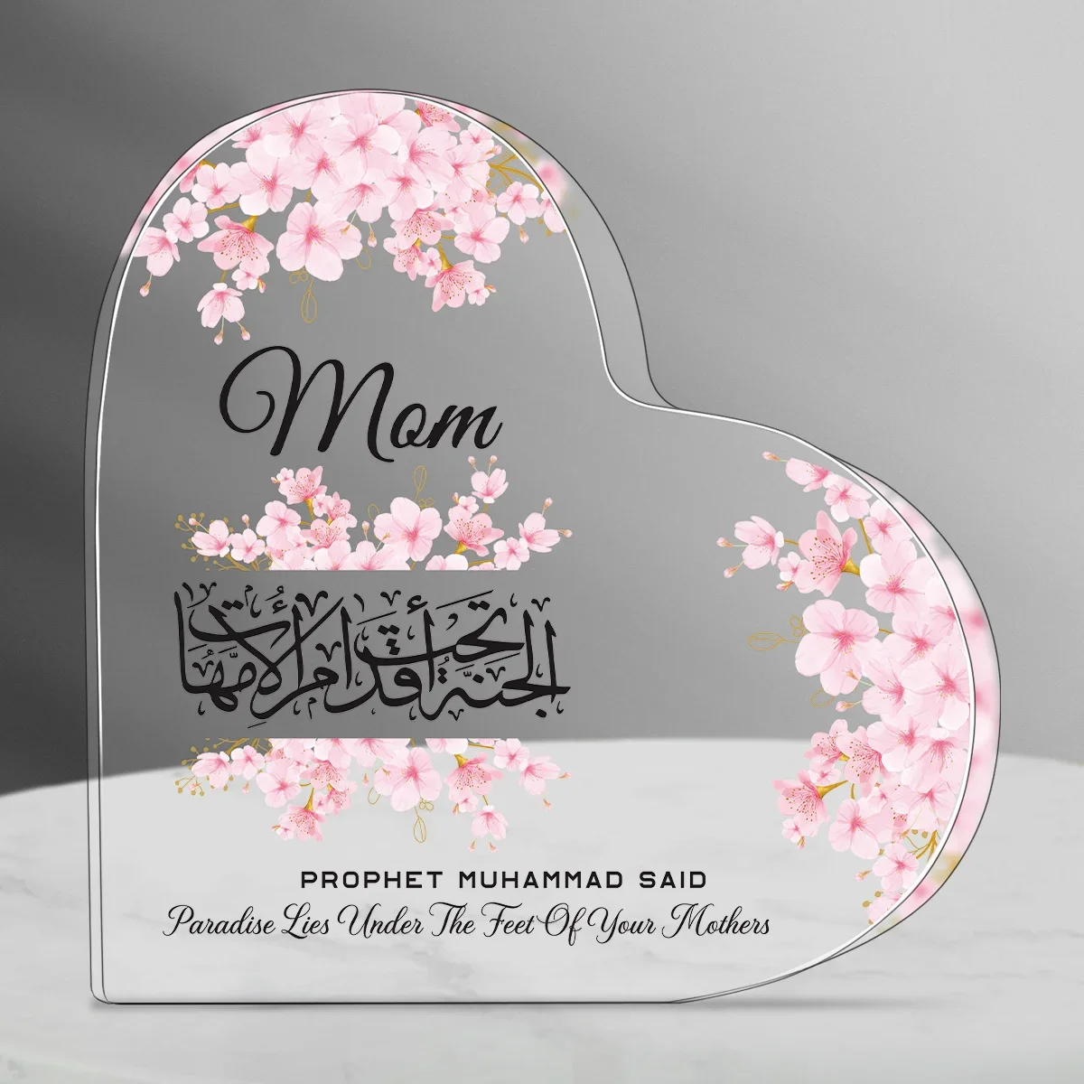 Heart Acrylic Desk Plaque Mom  - Furniture Paradise & Hardware Ghaziabad By Owner review and price