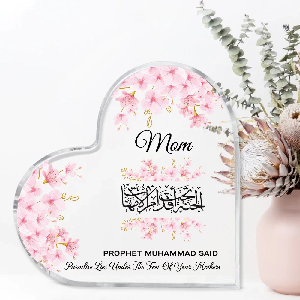 Heart Acrylic Desk Plaque Mom  - Furniture Paradise & Hardware Ghaziabad By Owner review and price
