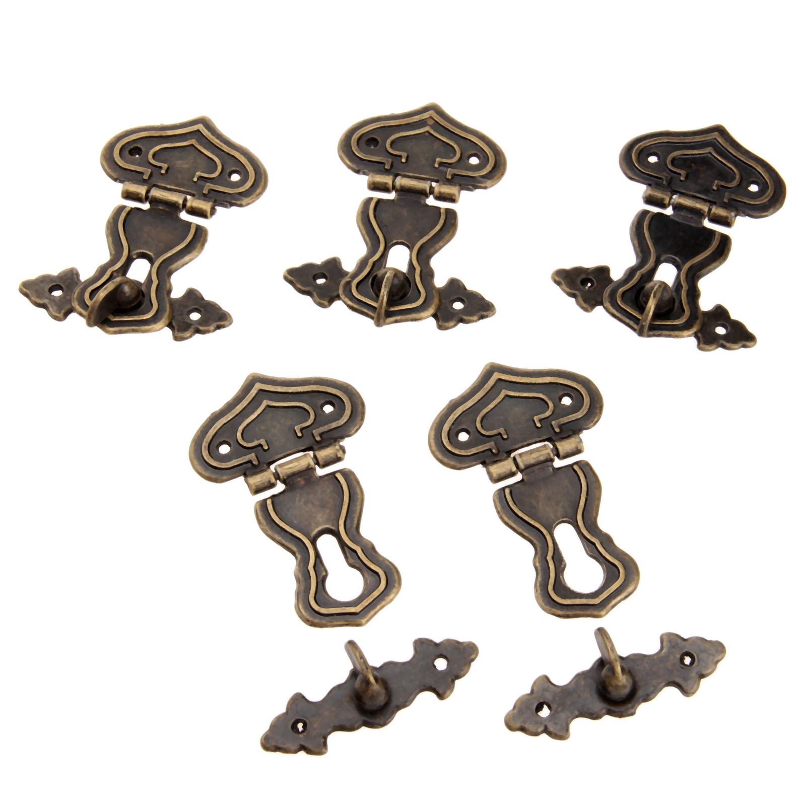 5Pcs 63x47mm Antique Metal Loc - Furniture Hardware Manufacturers review and price