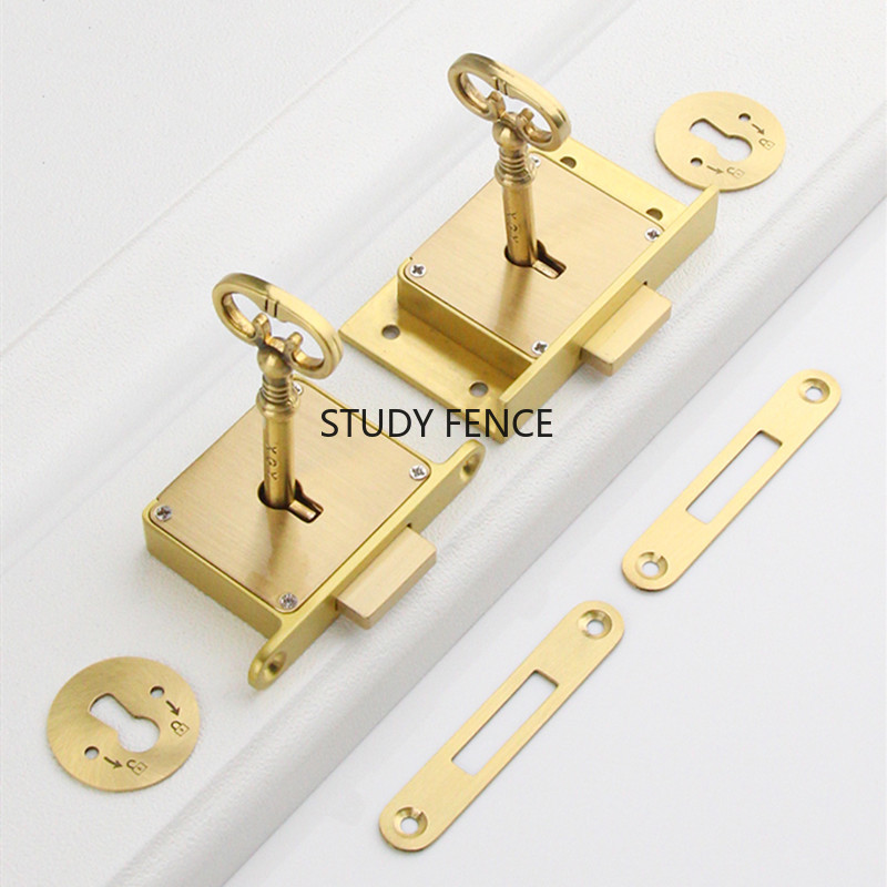 1PC Antique Metal Drawer Lock  - Furniture Hardware Accessories review and price