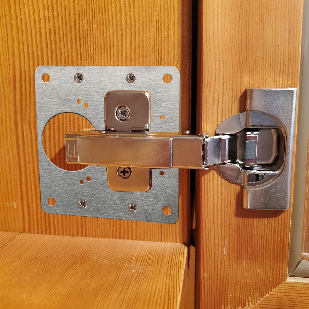 Cabinet Door Hinge Repair Plat - Furniture Hardware Replacement Parts review and price