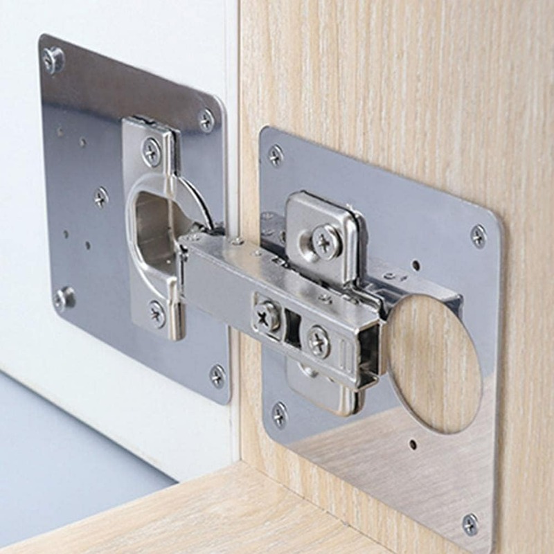 Cabinet Door Hinge Repair Plat - Furniture Hardware Replacement Parts review and price