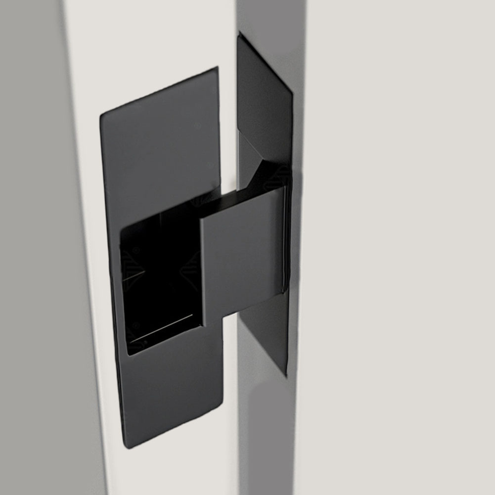 1Pcs Black Door Hinges Invisib - Furniture Hardware Replacement Parts review and price