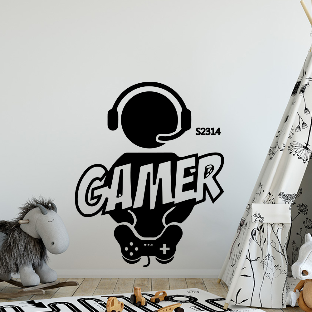 1pc Gamer Wall Art Decal For K - Furniture Hardware Factory review and price