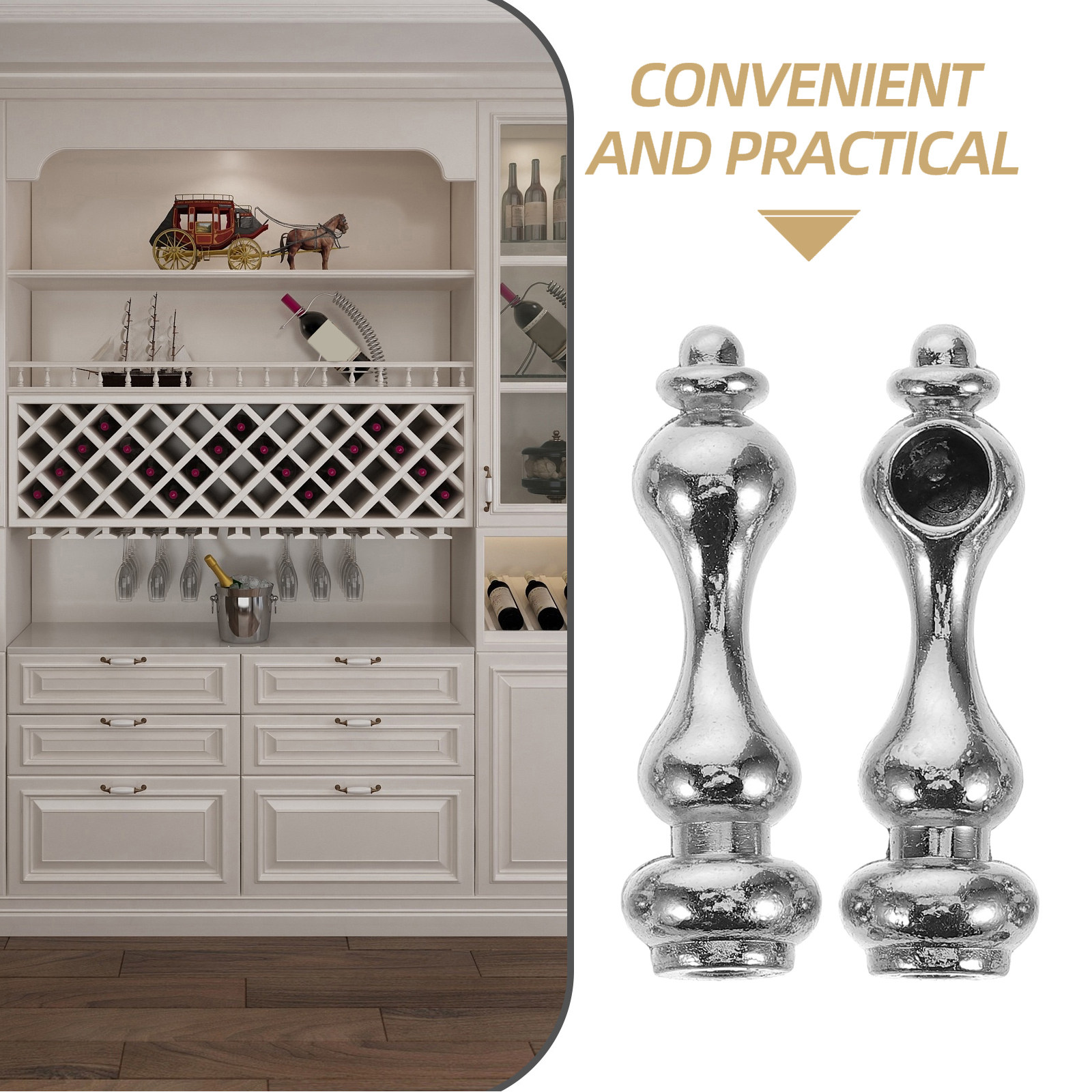 4Pcs Railing Accessories Furni - Furniture Hardware Accessories review and price