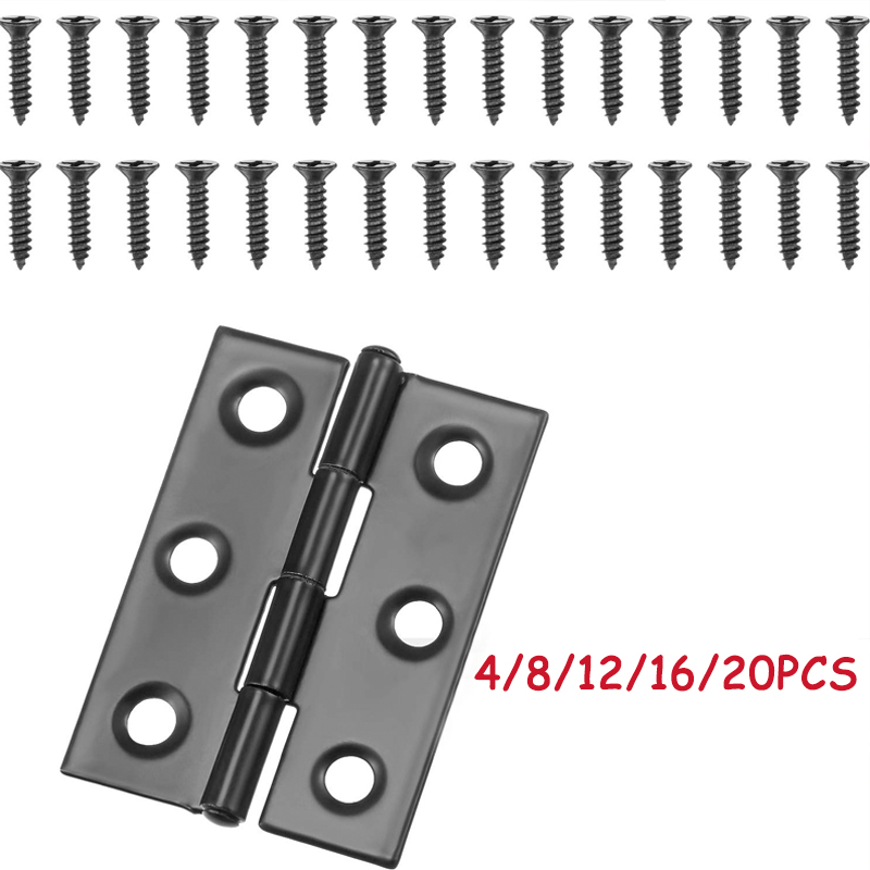 WV Black Door Hinges Stainless - Furniture Hardware Replacement Parts review and price